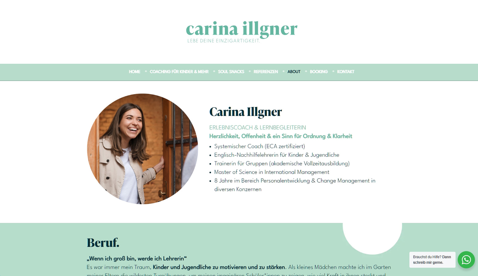 Carina Illgner Website Refresh