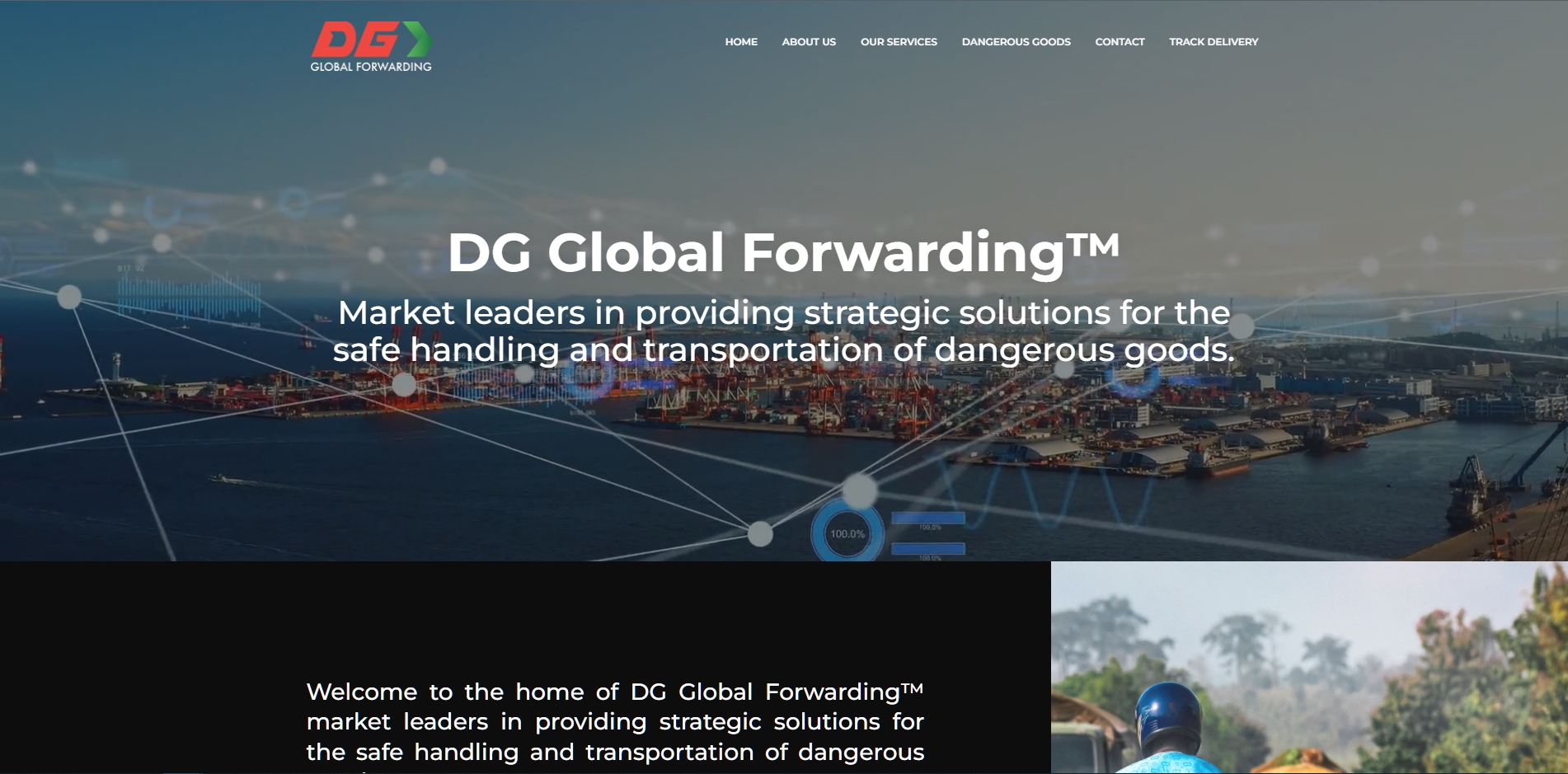 DG Global Forwarding Website