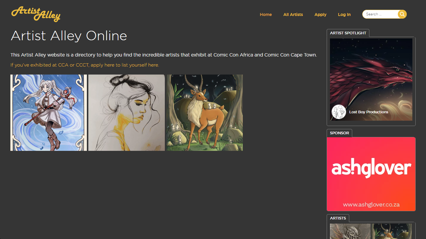artistalley.co.za