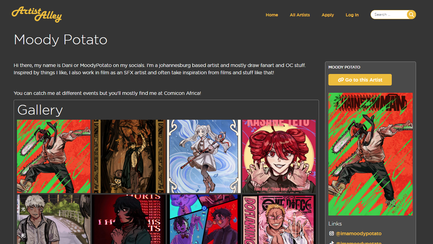 artistalley.co.za