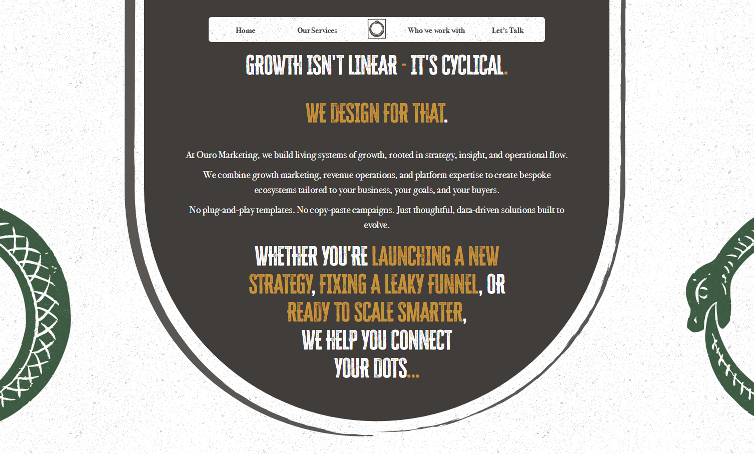 Ouro Marketing Website